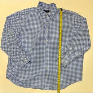 Polo Ralph Lauren Men Classic Fit Gingham Check Button Down Shirt 3XB Flesh Pony